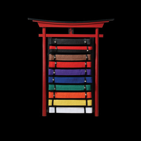 DYNAMICS-BUDO WALL MOUNTABLE BELT-DISPLAY RACK-1
